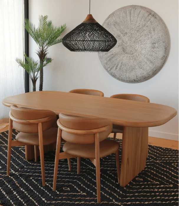 MESA MILAN COMEDOR en Madera natural - Mesas de comedor, Uruguay | Masinfinito Casa, vista 2