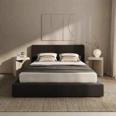 Cama Queen Marshmallow en Negro - Dormitorio, Uruguay | La Cueva Muebles, vista 9