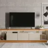Rack tv Sala Cronos 220cm con tira Led MDF/MDP - Muebles para TV, Uruguay | Balton, vista 9 de 14