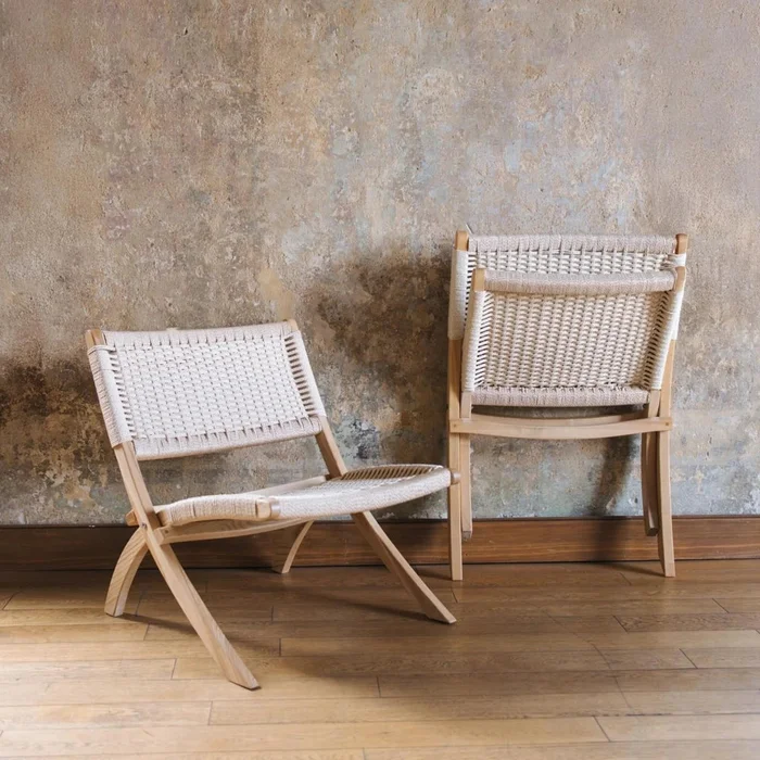 Butaca Plegable Madera Natural Tibet - Línea Serena en Madera natural - Sillones y sofás, Uruguay | Ecowood, vista 3