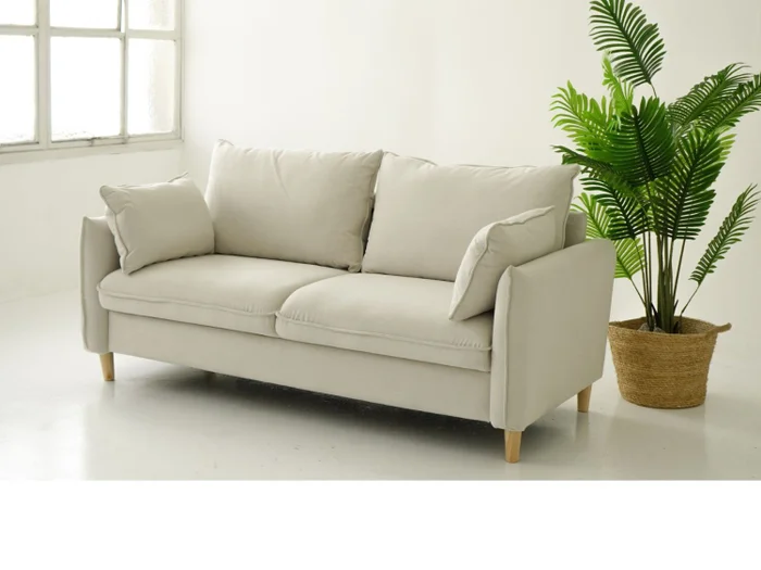 Sofa 3 cps BIG OSLO - Beige en Verde - Sillones y sofás, Uruguay | Finkel, vista 4