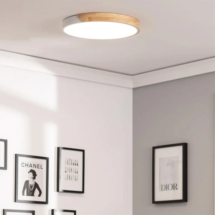 Panel LED Redondo Cerchio Blanco 24 W ø 40 cm en Gris - Lámparas colgantes, Uruguay | Serlux, vista 3