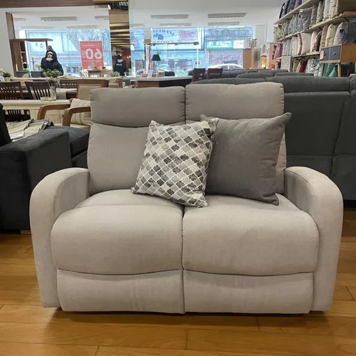 Reclinable fine de 2 cuerpos gris — Serra Amoblamientos en Gris - Sillones y sofás, Uruguay | Serra Amoblamientos