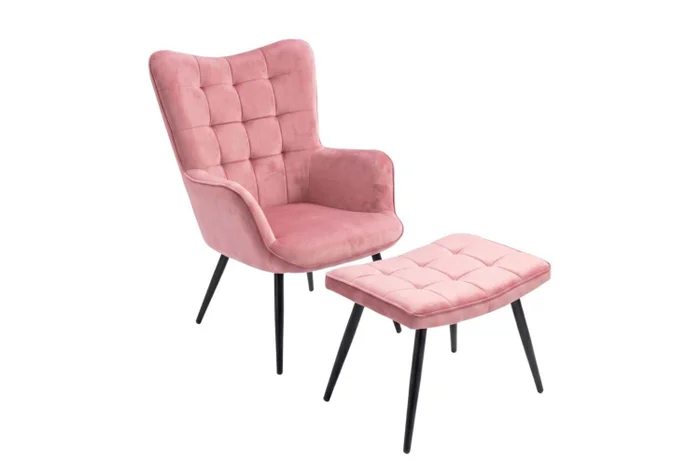 Butaca Amalia - Rosa en Rosa - Butacas, banquetas y puffs, Uruguay | Finkel, vista 2