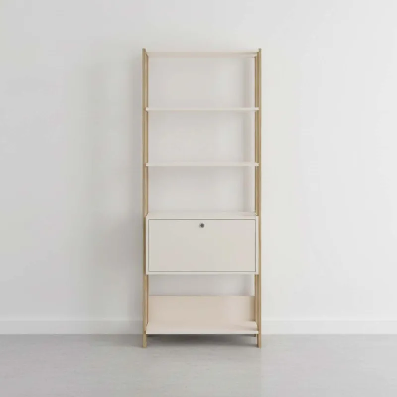 Biblioteca Mdf-y-mdp Match en Beige - Bibliotecas, Uruguay | Divino