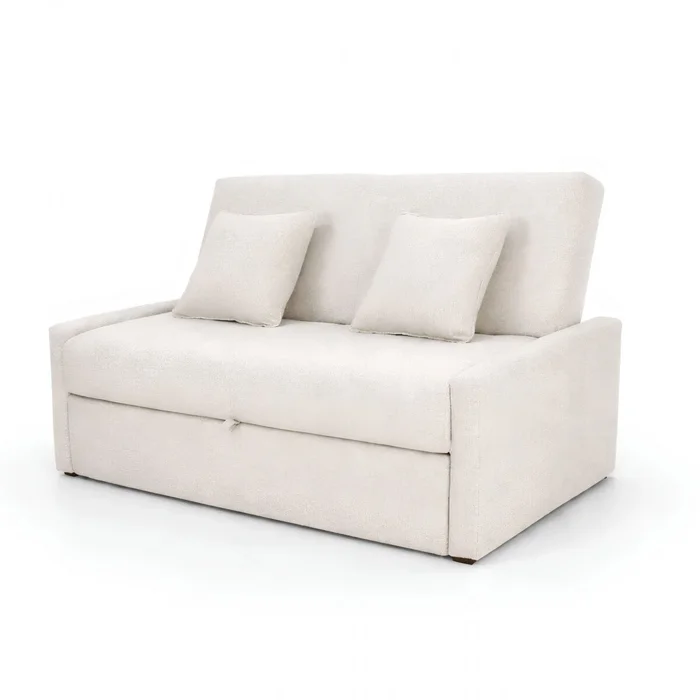 Sofa Cama Charlotte - Beige en Beige - Sillones y sofás, Uruguay | Rústico Hogar, vista 2