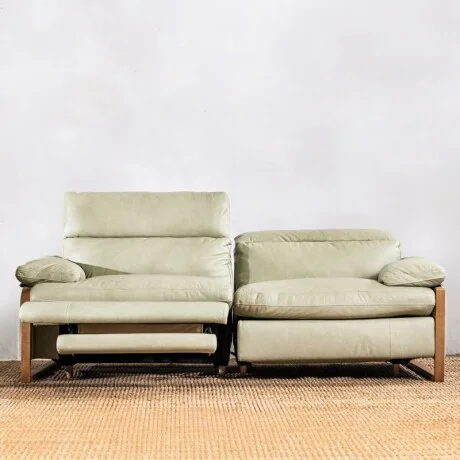 Sillón Reclinable Cuero Veneto Aqua - Sillones y sofás, Uruguay | Aihaus, vista 2