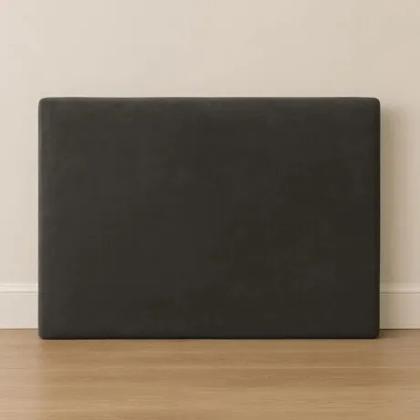 Respaldo De Sommier Queen Marshmallow Gris Oscuro en Gris - Dormitorio, Uruguay | La Cueva Muebles