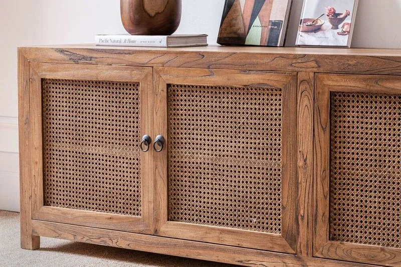 APARADOR BAJO - RACK OLMO TOSTADO - 2.10 MTS en Madera natural - Muebles para TV, Uruguay | La Iberica, vista 3