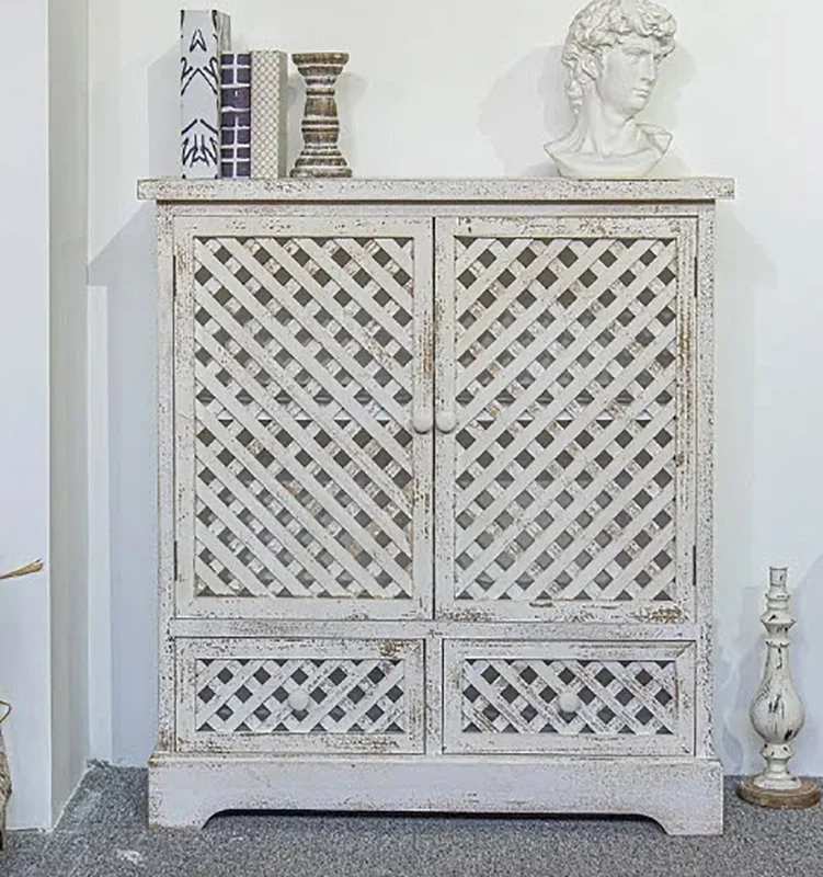Mueble Vintage Blanco en Blanco - Aparadores y recibidores, Uruguay | Decotech, vista 3