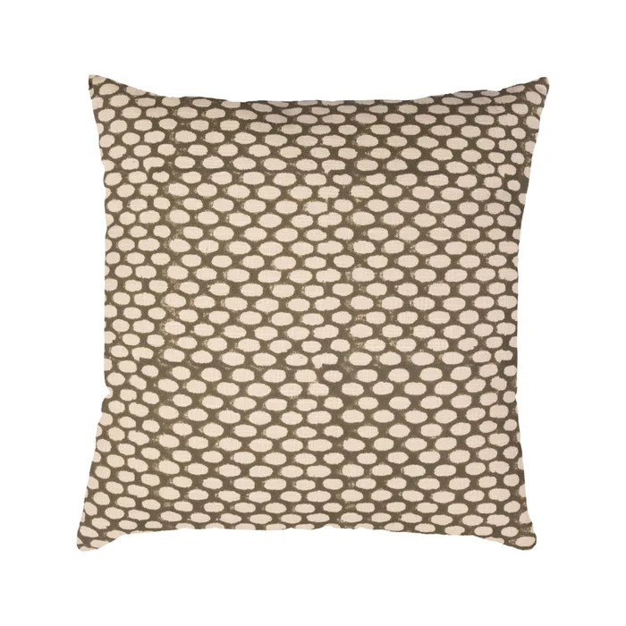 Almohadón Guadalupe 45*45 Algodon Beige/verde en Multicolor - Textiles, Uruguay | Divino