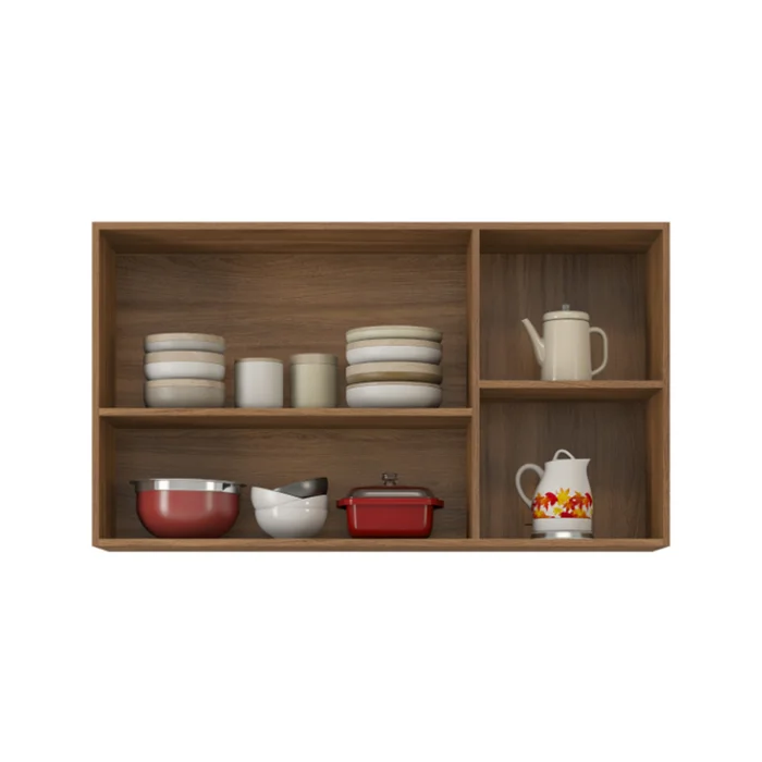 Mueble Aereo Alto De Cocina 3 Puertas Tiradores Metalicos Mdp en Blanco - Muebles, Uruguay | Soy Hogar, vista 3