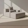 Sofá Kai 1 Cuerpo Tela Gris Modular Chaise Con Brazo Derecho en Gris - Sillones y sofás, Uruguay | Divino, vista 1 de 6