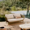 Sofá Catalina 3 plazas de cuerda - beige y madera maciza de acacia 170 cm FSC en Beige - Sillones y sofás, Uruguay | Kavehome, vista 2 de 10