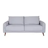 Sofá 3 Cuerpos Tela Gris Charlotte en Gris - Sillones y sofás, Uruguay | Divino, vista 3 de 6