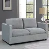 Sofá 2 Cuerpos Tela Gris Amsterdam en Gris - Sillones y sofás, Uruguay | Divino, vista 6 de 7
