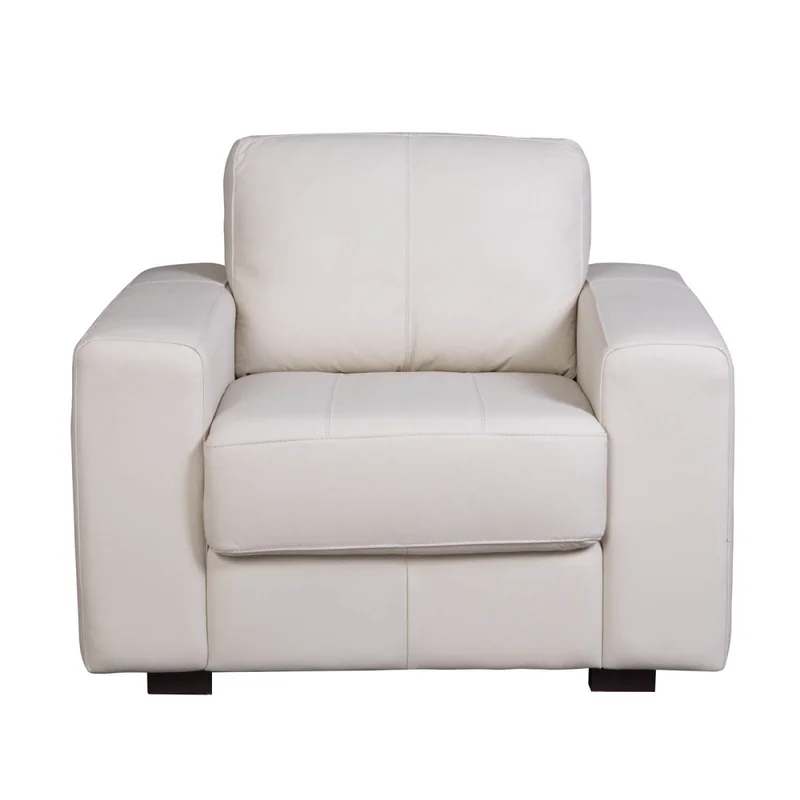 Butaca 1 Cuerpo Cuero-100-natural Natural-beige Texas Crema en Beige - Sillones y sofás, Uruguay | Divino, vista 5