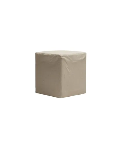 PUFF DOMINO LINO 40X40 BEIGE en Beige - Butacas, banquetas y puffs, Uruguay | Masinfinito Casa