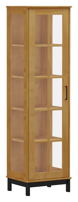 CRISTALERA MADRI 1 PUERTA CON VIDRIO  1935 VP / 1945 RP en Madera natural - Bibliotecas, Uruguay | Rosas Hermanos