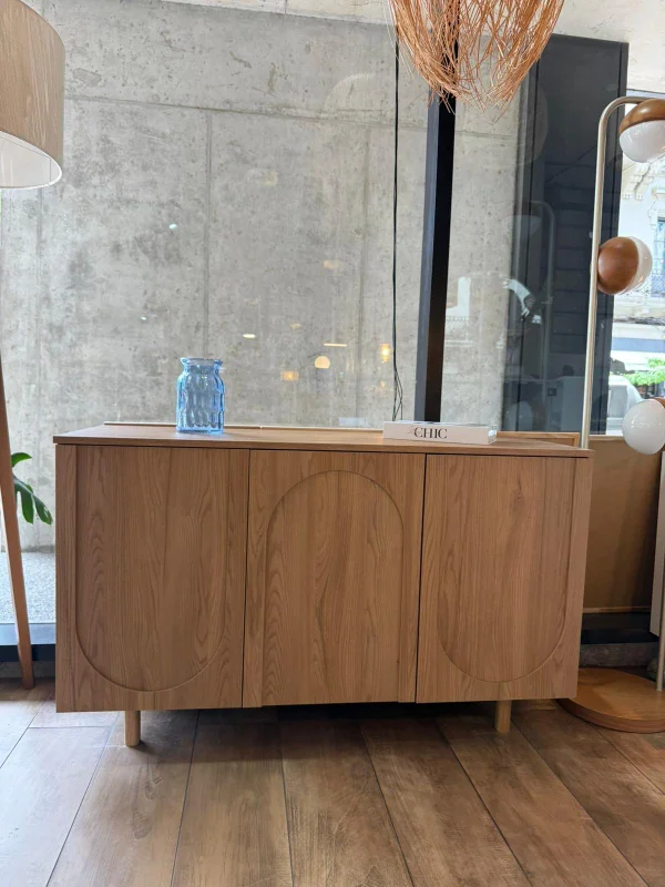 Aparador Buffet Arco 120 cm – Olmo en Madera natural - Aparadores y recibidores, Uruguay | Berna Home, vista 4