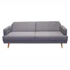 SOFA CAMA NORDICO - EASY CLEAN GRIS - ALMOHADONES TRAMADOS GRIS - PATAS MADERA CLARA en Gris - Sillones y sofás, Uruguay | Champagne Home, vista 3 de 5
