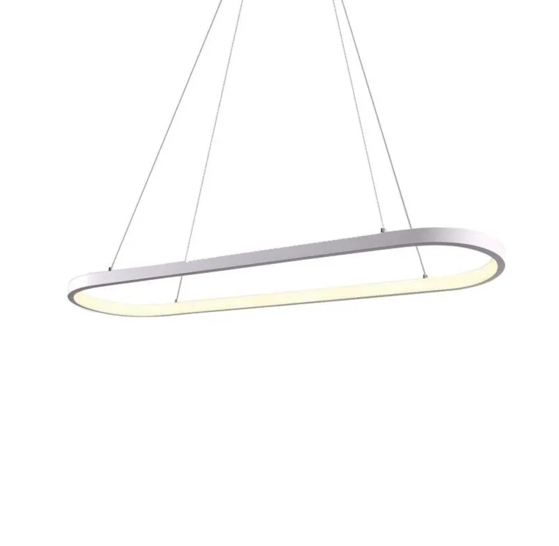 Oslo LED 42W / Luz Cálida / 120CM en Blanco - Lámparas colgantes, Uruguay | Darko Lighting