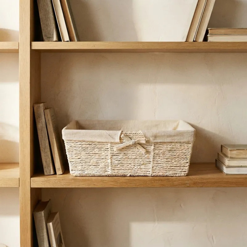 Cesto organizador Bali Blanco - L en Blanco - Canastos, Uruguay | Buho Store
