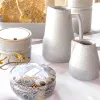 MANTEL RAYAS CRUDO Y BLANCO CON LINEA GRIS en Multicolor - Textiles, Uruguay | Sentido Jose Ignacio, vista 3 de 3
