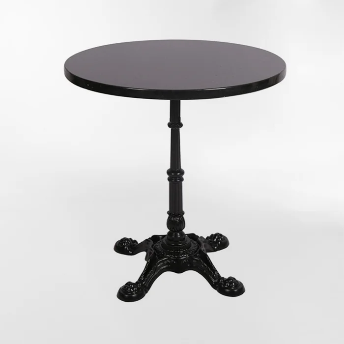MESA DE EXTERIOR MICHELIN Negro CIRCULAR en Negro - Mesas de comedor, Uruguay | Viasono, vista 2