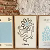 Kit x3 Cuadros Abstractos Matisse Celeste Azul 40 x 60 cm - Decoración de pared, Uruguay | Berna home, vista 4 de 8
