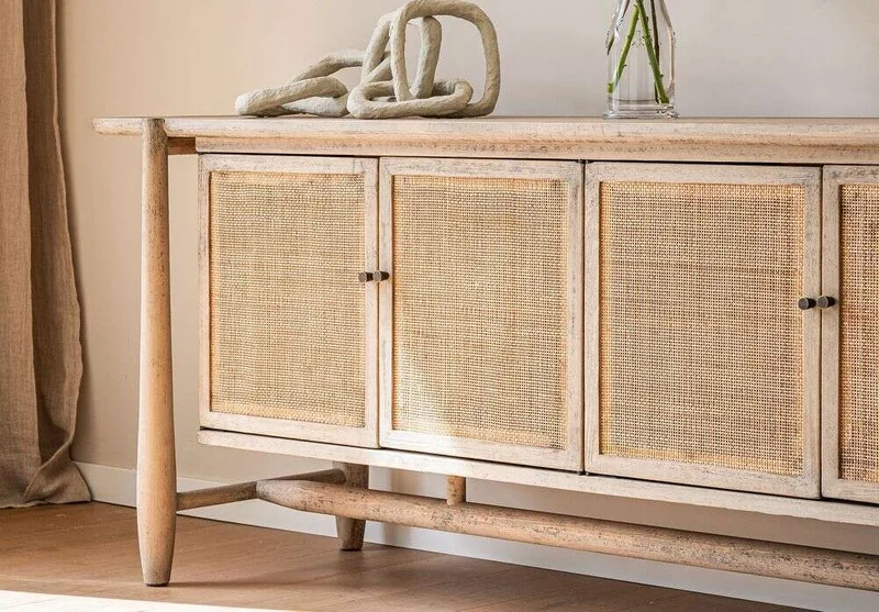 APARADOR SAKURA - PINO MACIZO RECICLADO GRIS en Madera natural - Muebles para TV, Uruguay | La Iberica, vista 5