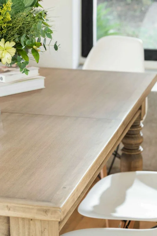 MESA COMEDOR DE CEDRO EMMA - EXTENSIBLE en Madera natural - Mesas de comedor, Uruguay | La Iberica, vista 3