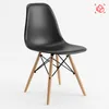 Silla De Comedor Polipropileno-y-madera Negro Estilo Eames en Negro - Sillas, Uruguay | Divino, vista 3 de 3