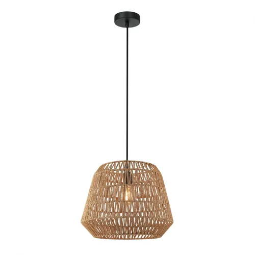 Colgante de fibras naturales 40cm - NATURAL en Madera natural - Lámparas colgantes, Uruguay | Iluminica