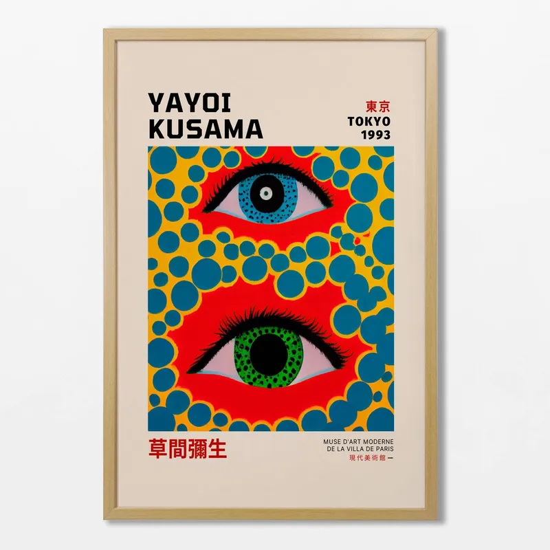 Yayoi Kusama - Eyes N.02 en Multicolor - Láminas, Uruguay | La Cuadrería