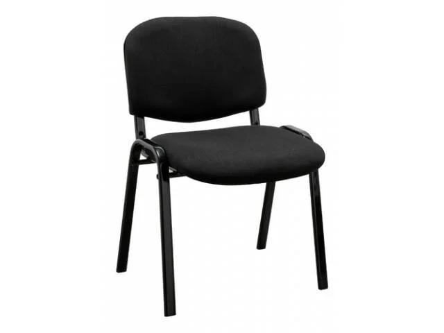 Silla de tela para oficina Negra en Negro - Escritorios y sillas de escritorio, Uruguay | Que Sal Muebleria
