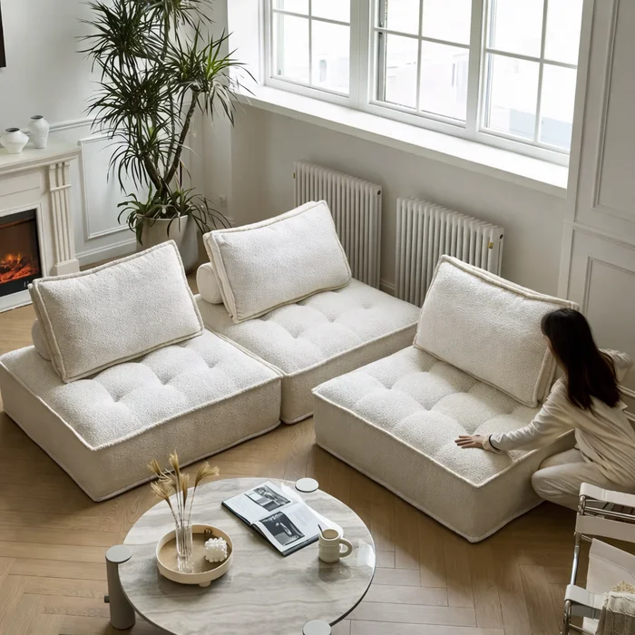 Sillon CROP en Beige - Butacas, banquetas y puffs, Uruguay | Simple Deco, vista 3