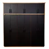Placard 2,10 - 12 puertas — Serra Amoblamientos en Negro - Roperos y placares, Uruguay | Serra Amoblamientos, vista 1 de 4