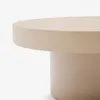 Mesa de centro Aiguablava de cemento - beige Ø 66 cm en Beige - Mesas de living, Uruguay | Kavehome, vista 6 de 8