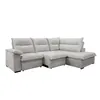 Sofá esquinero Cesky con Chaise en Gris - Sillones y sofás, Uruguay | Nario Hogar, vista 3 de 4