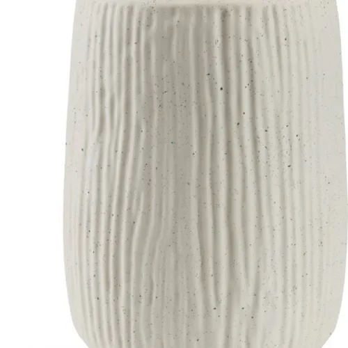 Jarrón CHRISTIAN Ø21xA33cm blanco en Blanco - Jarrones, Uruguay | JYSK