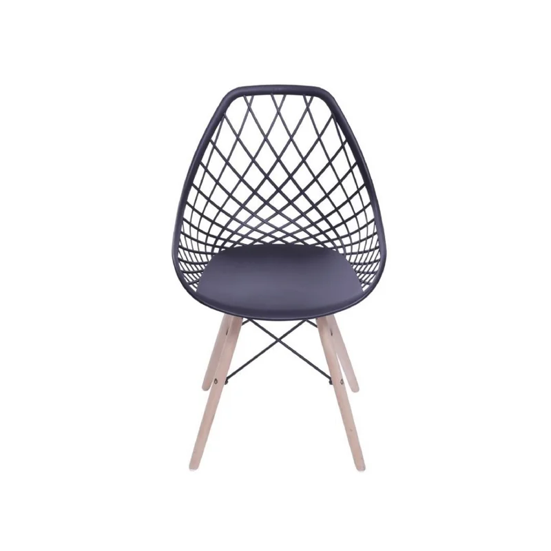 SILLA KAILA PP Y MADERA NEGRO en Negro - Sillas, Uruguay | Koz, vista 3