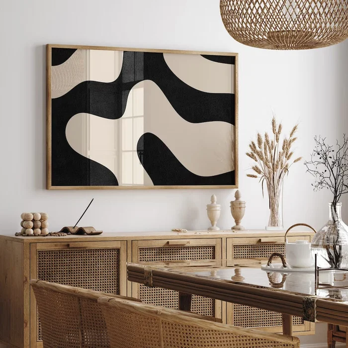 Abstractos Neutros - Minimal en Multicolor - Láminas, Uruguay | La Cuadrería, vista 2