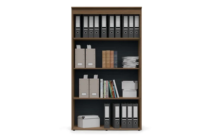 BIBLIOTECA ALTA PREMIUM 160CM LINEA MUNIQUE en Marrón - Bibliotecas, Uruguay | Balton, vista 3
