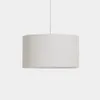 Pantalla para lámpara de techo Niani en algodón color marfil - Ø45 cm en Blanco - Lámparas colgantes, Uruguay | Kavehome, vista 1 de 4