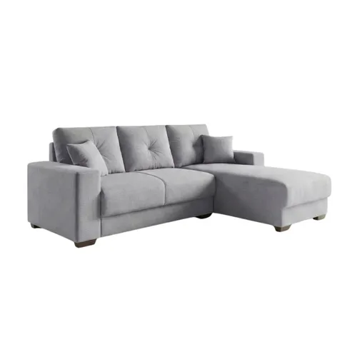 Sillón 3 cuerpos con Chaise Izquierdo - California - Gris en Gris - Sillones y sofás, Uruguay | Rústico Hogar