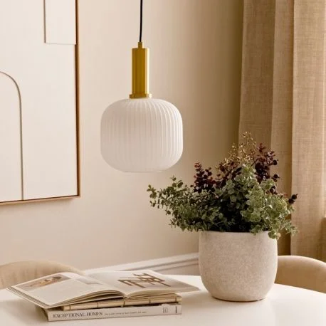 LUMINARIA KUMA SMALL en Blanco - Lámparas colgantes, Uruguay | Berlina Store, vista 2