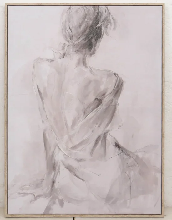 Cuadro Veil I, 60x80, Blanco Papel Tk25gg495a en Blanco - Decoración de pared, Uruguay | Divino