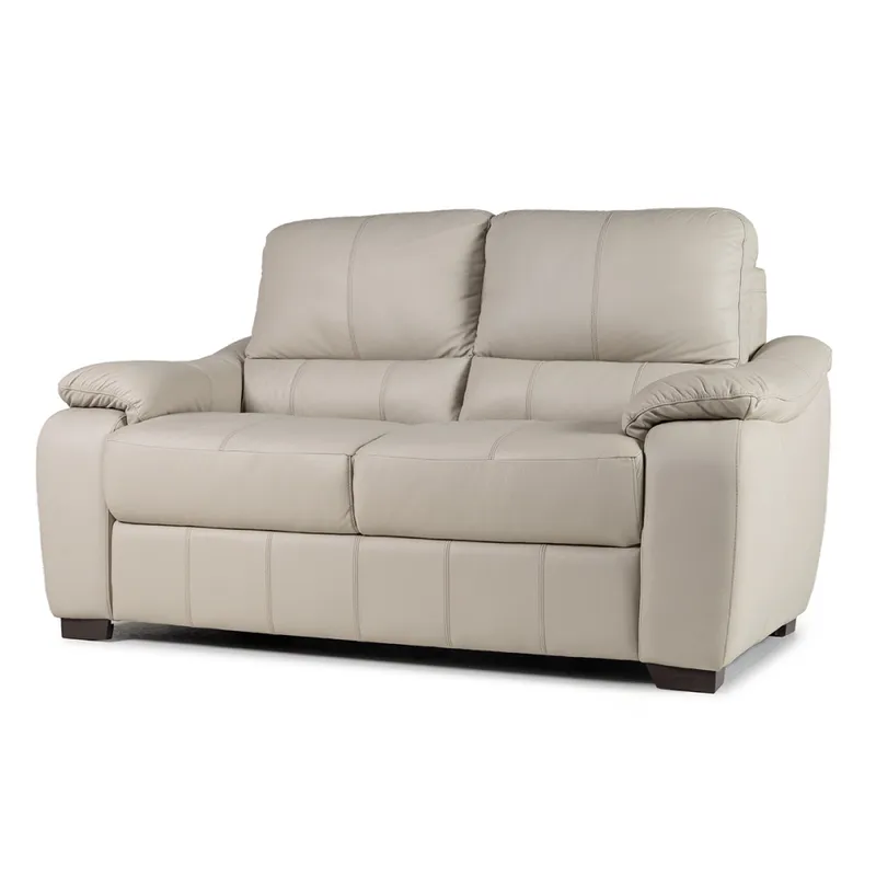 Sofá Portofino - Cuero Básico - 2 cuerpos - Arena - (Preventa) en Beige - Sillones y sofás, Uruguay | NYR