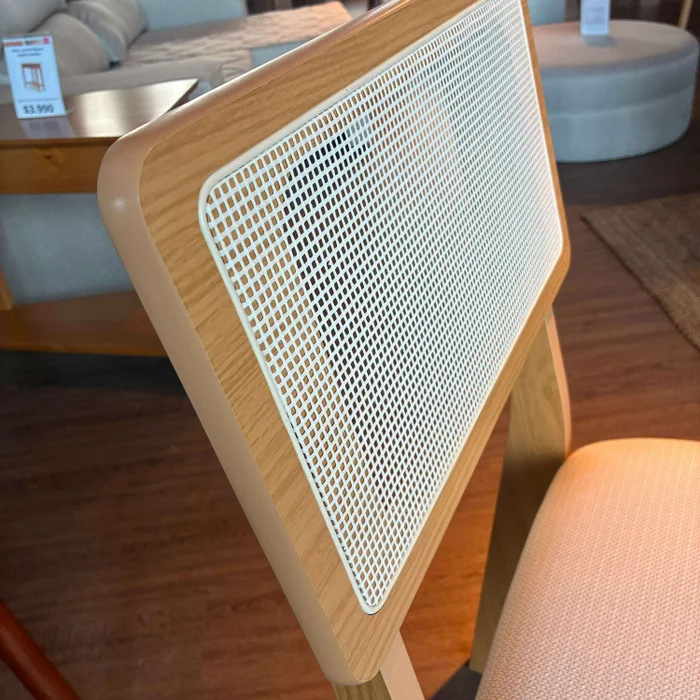 Silla de comedor Monica 100% MDF con RATAN en Madera natural - Sillas, Uruguay | Balton, vista 5